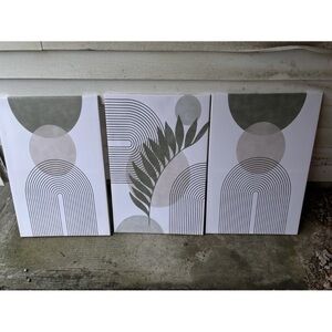 Abstract Geometric Canvas Art Set